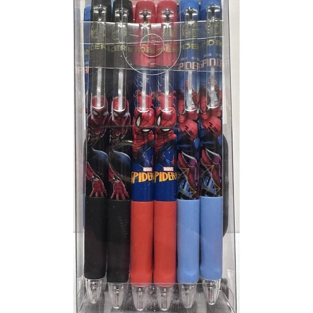 Marvel Spider-man Erasable Gel Ink Pen .5 Mm 12 Piece MP-8821